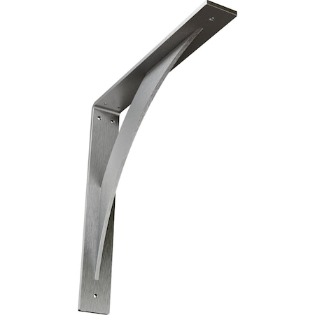 Ekena Millwork Legacy Steel Bracket, Stainless Steel 2"W x 14"D x 14"H BKTM02X14X14LESS